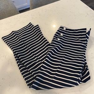 The limited navy striped pants size 8
